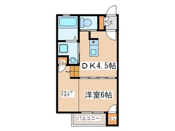 間取図 コンフォ－ル石坂