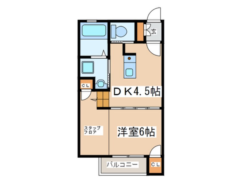 間取図 コンフォ－ル石坂