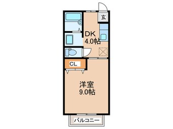 間取図 パインコ－ト依井Ａ