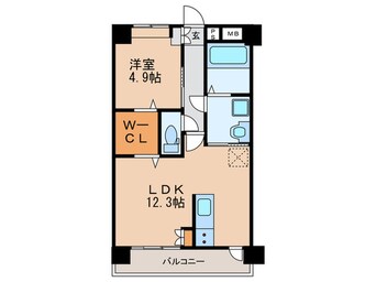 間取図 プラムフィールド東櫛原