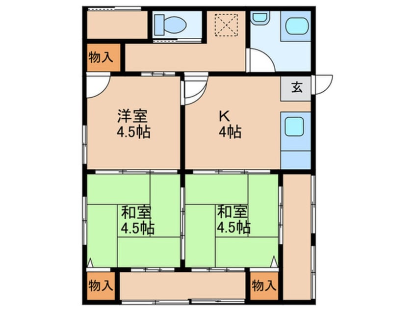 間取図 平松戸建A