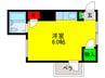 シャンテハイムゼンショウ 1Rの間取り