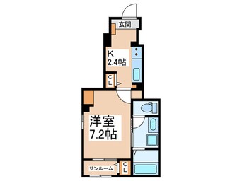 間取図 フラテッリ　Ｇ