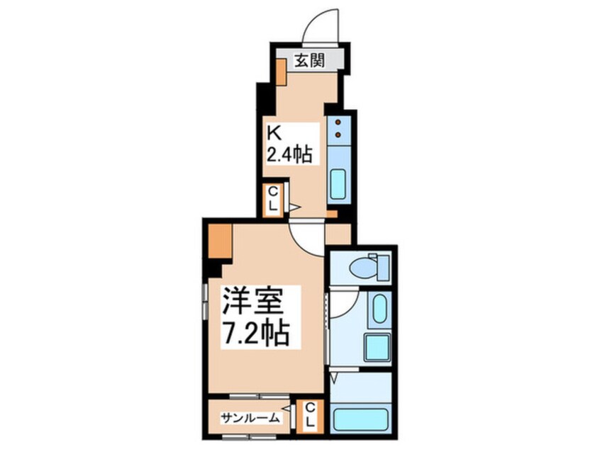 間取図 フラテッリ　Ｇ