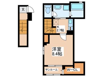 間取図 フラテッリ　Ｇ
