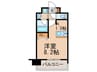 ｴﾝｸﾚｽﾄﾍﾞｲ天神EAST（807） 1Kの間取り