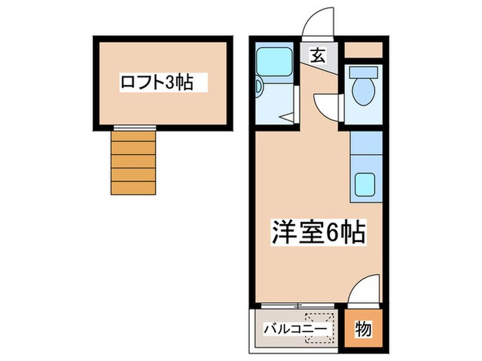 間取り図 ハイム二日市壱番館
