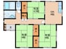 あや住宅A棟 3DKの間取り