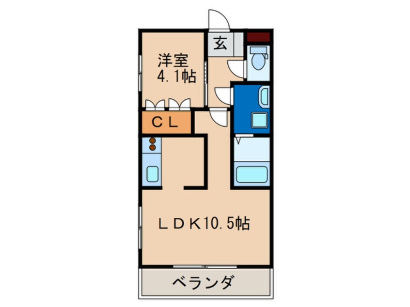間取図 メゾンドエスペランスⅢ