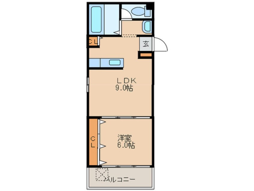 間取図 柴田コ－ポ