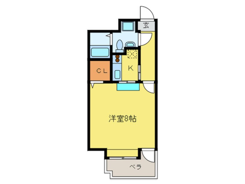 間取図 エステ－トモア白金クロス