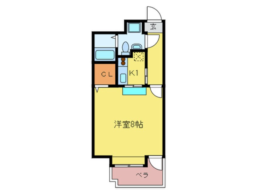 間取図 エステ－トモア白金クロス