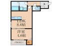 グランレーヴ井尻B棟の間取図
