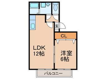 間取図 ドミールパークⅡ