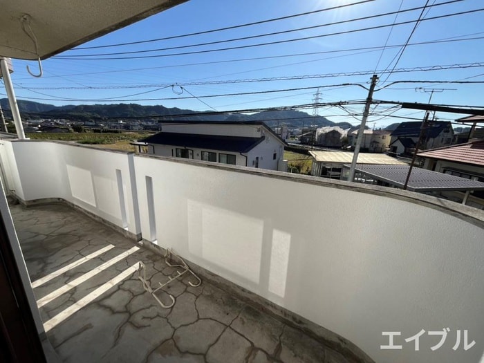 ベランダ・バルコニー タウンヒル田畑Ⅱ　Ｂ棟
