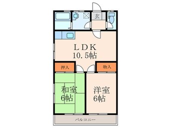 間取図 ハイツ畑中