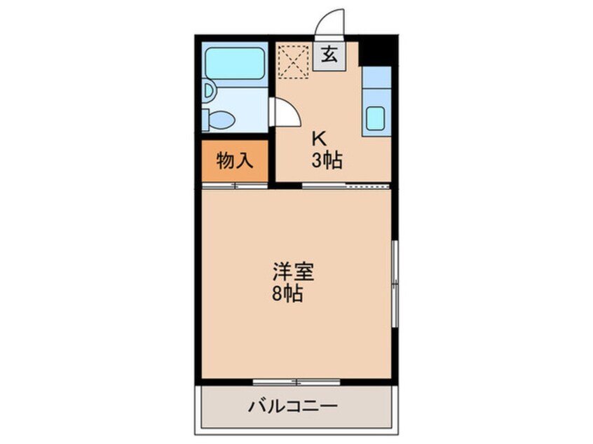 間取図 クリスタルハイム