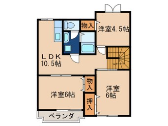 間取図 エスポアール茶屋ノ原