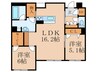 ベレオ青葉 2LDKの間取り