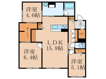 間取図 ベレオ青葉