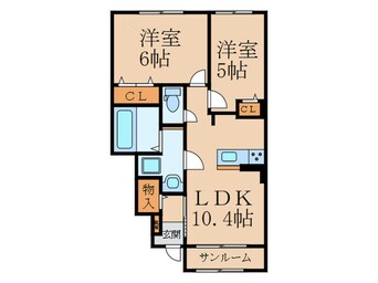 間取図 メゾンド悠Ｂ