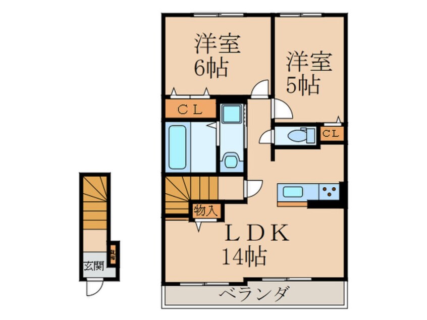 間取図 メゾンド悠Ｂ