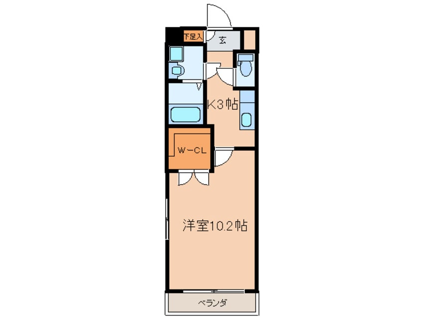 間取図 コスモス大里
