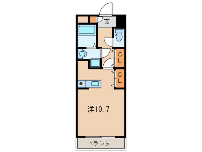 間取図 コスモス大里