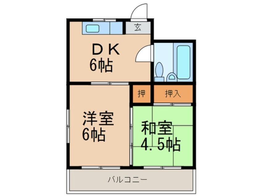 間取図 ボヌール