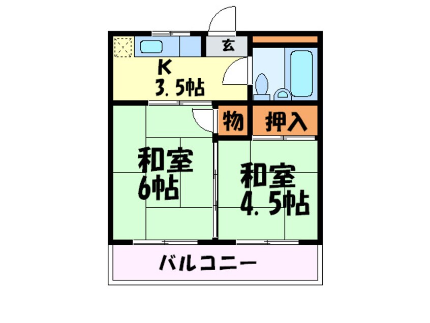 間取図 ボヌール