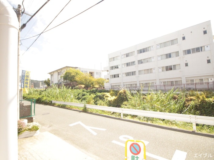 室内からの展望 ツインコーポ唐原Ｂ