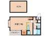 パインアベニュー 1Rの間取り