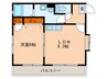 ル・クラ－ジュ箱崎 1LDKの間取り