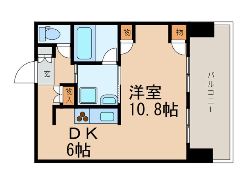 間取図 リアンシエルブルー東比恵