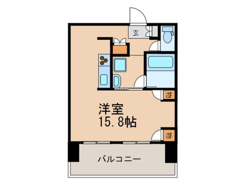 間取図 リアンシエルブルー東比恵