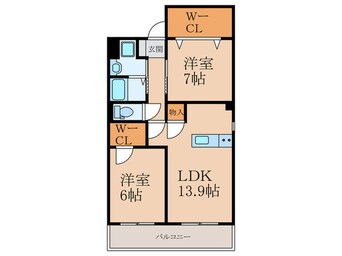 間取図 仮）戸畑区天籟寺新築マンション