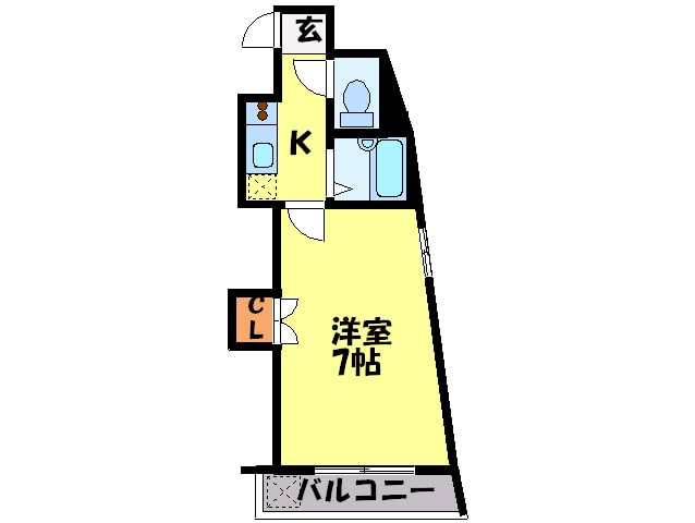 間取り図 ラフィーヌ薬院