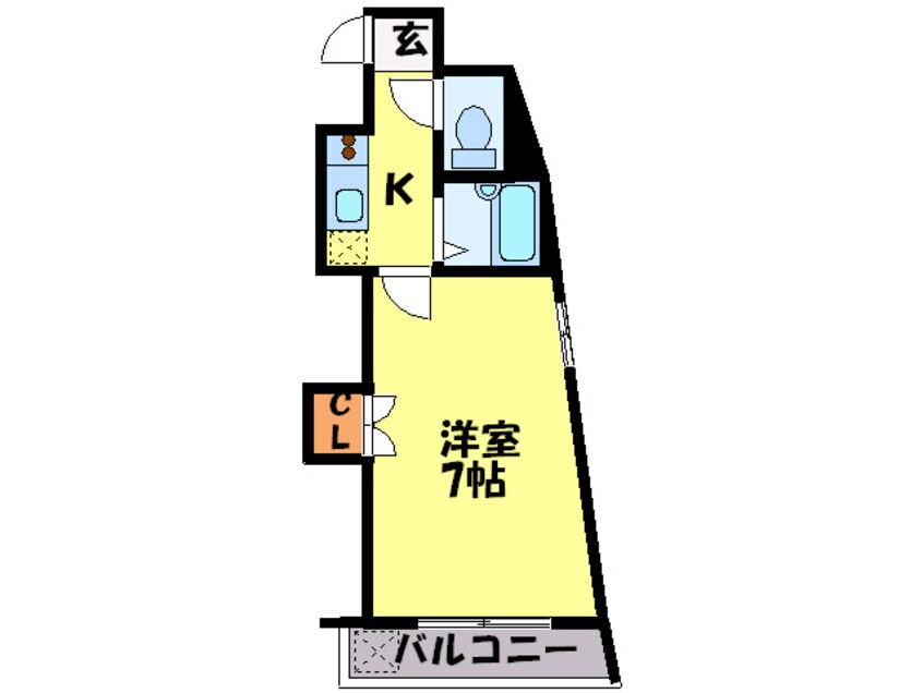 間取図 ラフィーヌ薬院