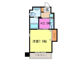 間取図 古船場ﾀｶﾔｺｰﾎﾟﾚｰｼｮﾝﾋﾞﾙ