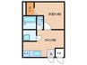 仮）京町プレイスレジデンスⅠ 1DKの間取り