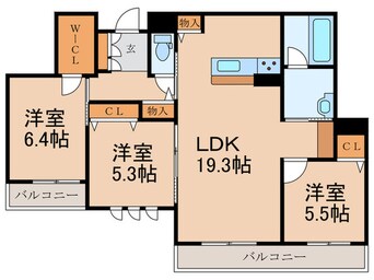 間取図 Heritage Takamine