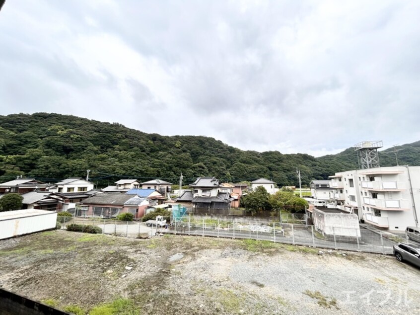 室内からの展望 グリ－ンリバ－桜橋