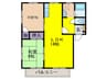 新とまと館Ｂ 2LDKの間取り