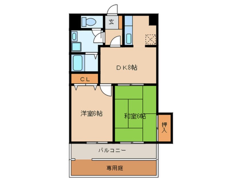 間取図 ベイサイド小戸