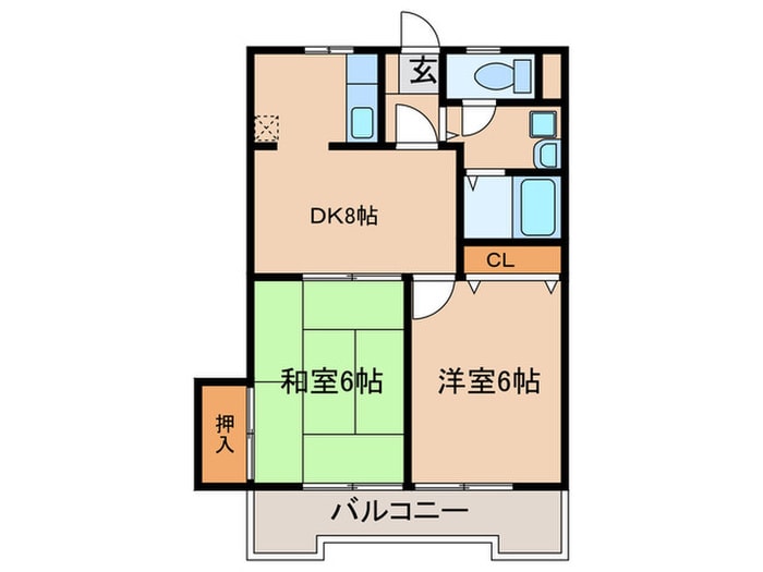 間取り図 ベイサイド小戸