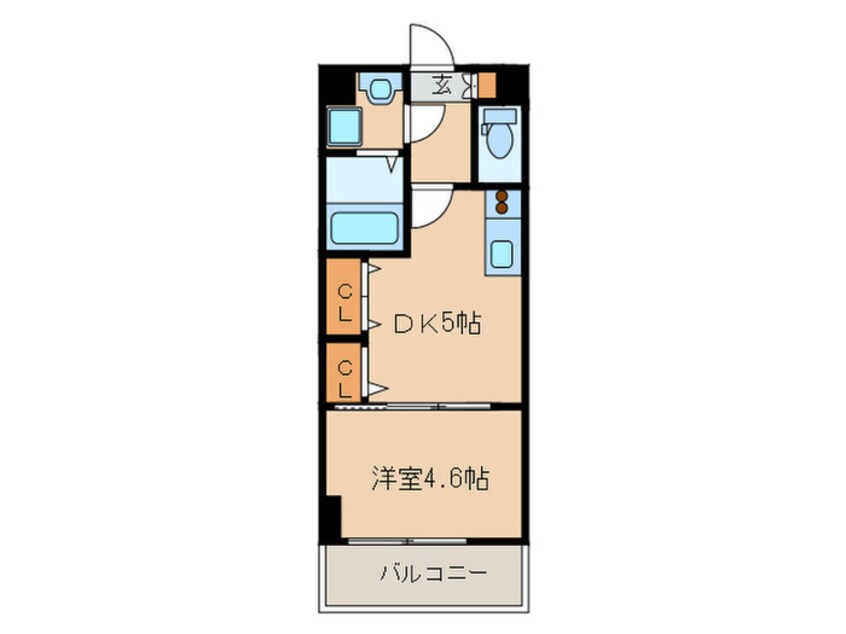 間取図 アクタス天神Ⅲ(906)