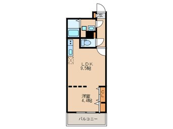 間取図 Branche箱崎宮前