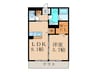 River　Promenade 1LDKの間取り