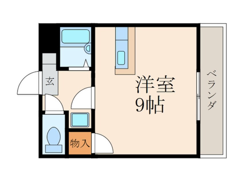 間取図 グランディール渡辺