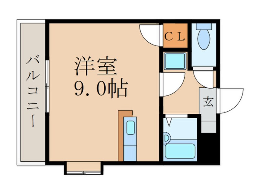 間取図 グランディール渡辺